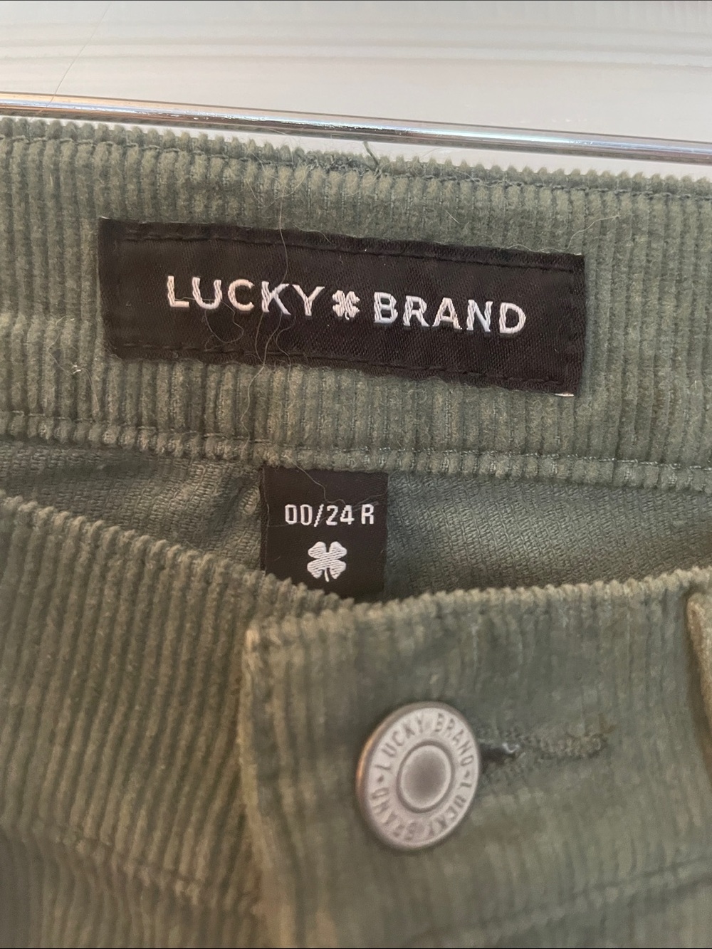 Lucky Brand Olive Green Boot Cut Jeans - Picture 2 of 3